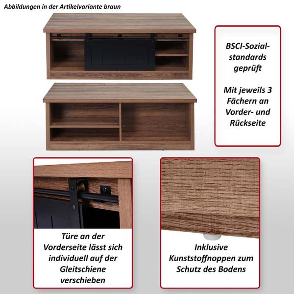 Couchtisch K75 Braun