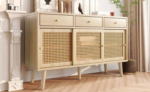 Sideboard O3128 Braun - Holzwerkstoff - 120 x 78 x 40 cm