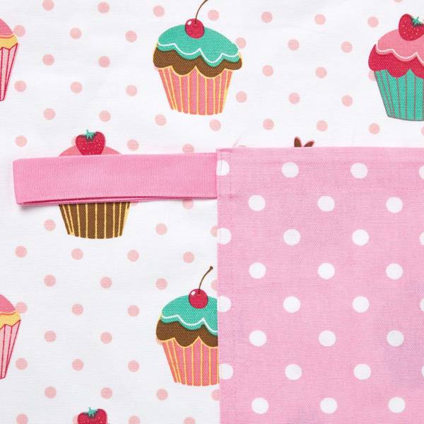 Tablier de cuisine KT1521A Rose foncé - Coton - 80 x 1 x 85 cm