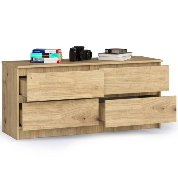 Ladekast K120 lichte eikenhouten look