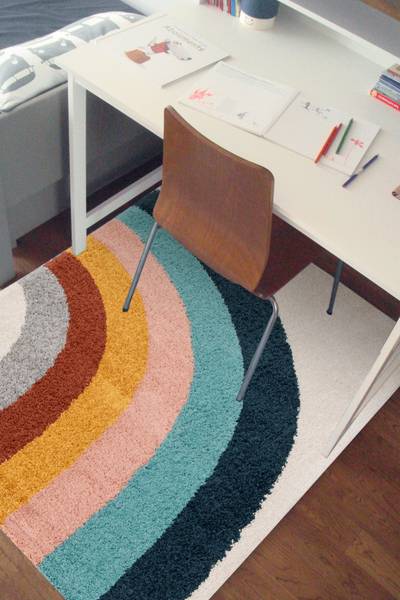 Kinderkleed COLORS blauw - textiel - 160 x 213 x 160 cm