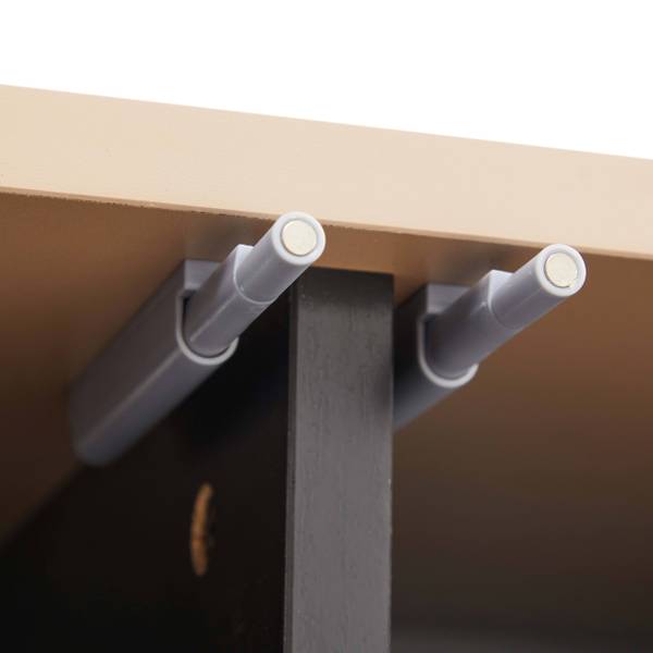 TV-Schrank Gina Braun - Eiche - 120 x 55 x 40 cm