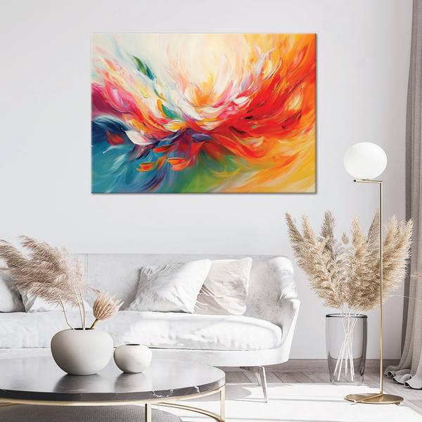 Wandbild Blume 60 x 40 cm