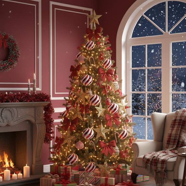 Weihnachtskugeln 98845 10er Set Rot - Kunststoff - 11 x 49 x 11 cm