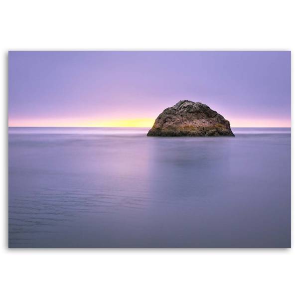 Leinwandbilder Meer Landschaft Lila 100 x 70 cm