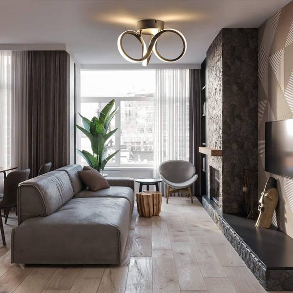 Plafonnier LED FMLL Noir