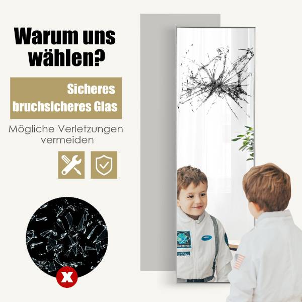 Wandspiegel 34896570 Silber - Glas - 1 x 1 x 1 cm