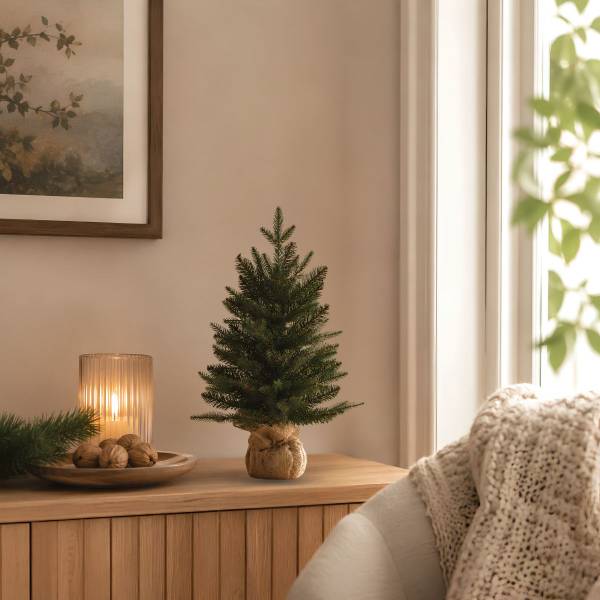Künstlicher Weihnachtsbaum Sitka Grün - Kunststoff - 43 x 60 x 43 cm