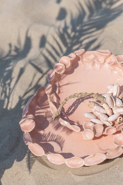 Figur Ibiza Pink - Keramik - 21 x 6 x 22 cm