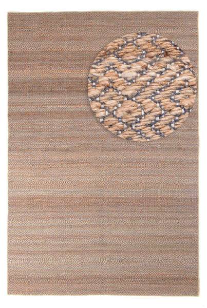 Kurzflorteppich Cosmo Braun - Rattan - 150 x 1 x 200 cm
