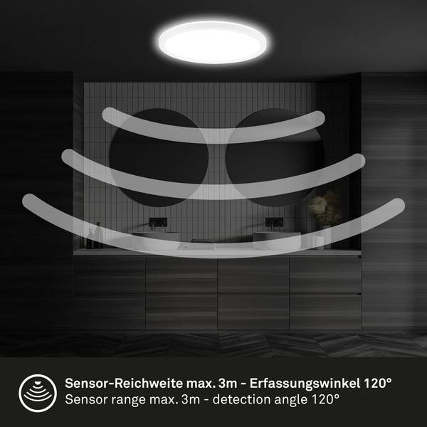 LED Deckenleuchte mit Sensor 7525416 Weiß