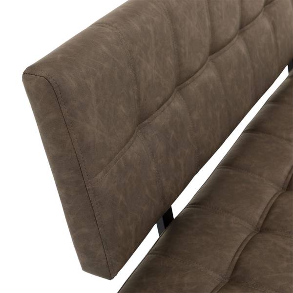 Esszimmerbank KAROSI Braun - Metall - 140 x 88 x 60 cm