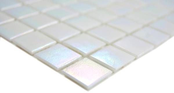 Mosaikfliesen 240-WA02-N Weiß - Glas - 31 x 31 x 31 cm