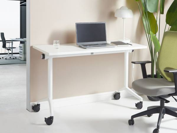 Zusammenklappbarer Schreibtisch CAVI Weiß - 120 x 75 x 60 cm