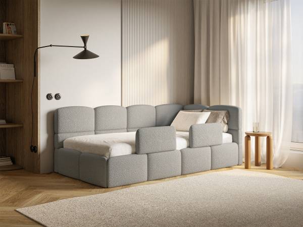 Kinderbett CLOUDY Grau