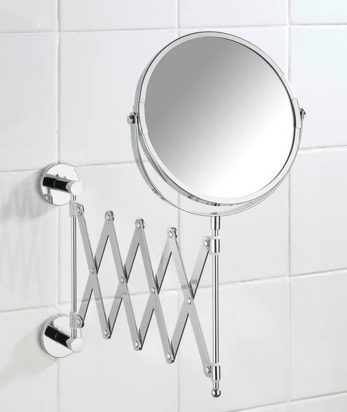 Kosmetikspiegel Elegance Power-Loc Stahl - Silber