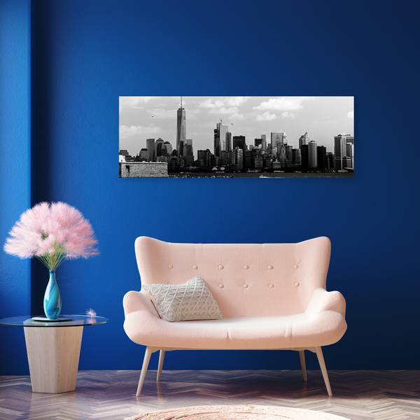 Tableau déco ville 150 x 50 cm