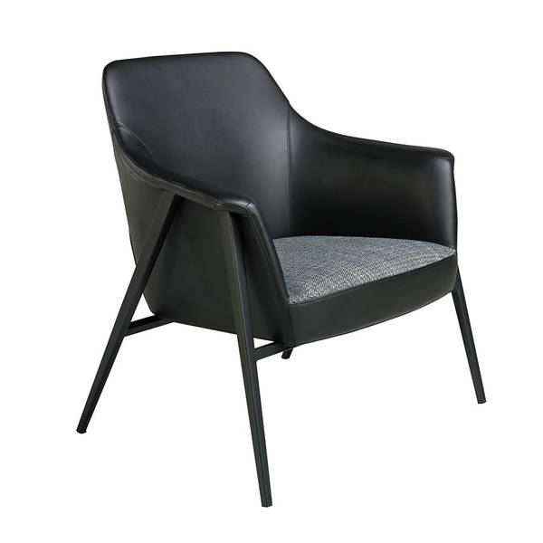 Sessel 5080 Schwarz - Polyester - Webstoff - 80 x 79 x 72 cm