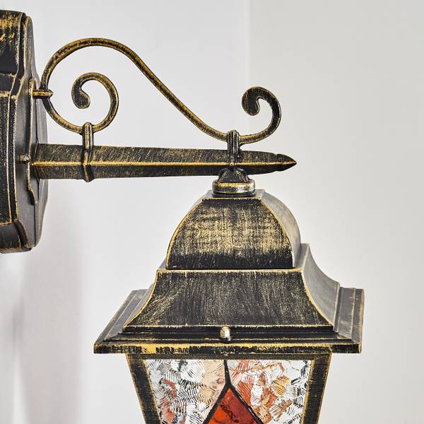Außenwandleuchte Casalnuovo Braun - Metall - 19 x 45 x 32 cm