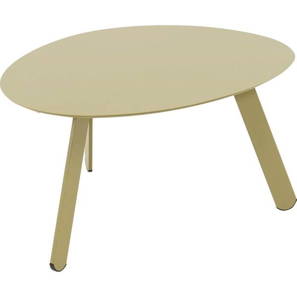 Beistelltisch TIKI Beige - Metall - 60 x 6 x 74 cm