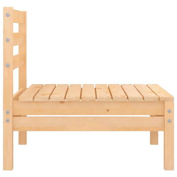 Mittelsofa 3008459-5 Braun - Kiefer - 64 x 62 x 64 cm
