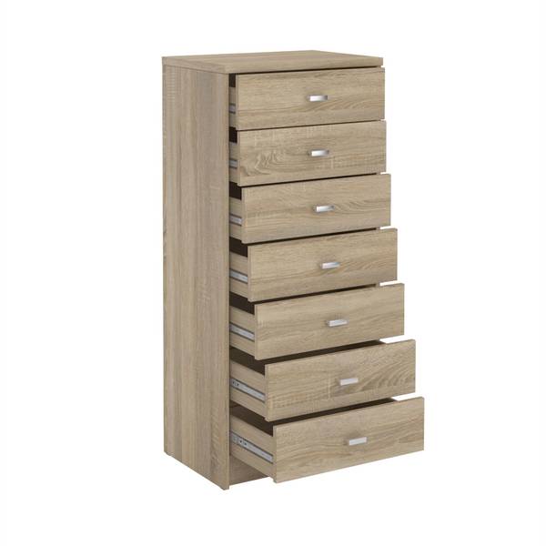 Schubladenkommode FEHMARN Braun - Holzwerkstoff - 50 x 110 x 35 cm