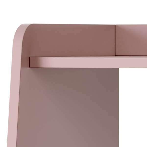 Portant à vêtements pour enfants Vestnes Rose foncé - Blanc - Bois manufacturé - 80 x 90 x 38 cm