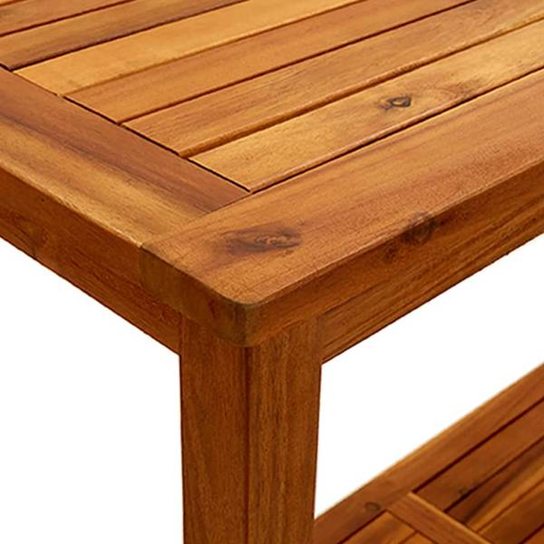 Garten Konsolentisch XT897 Braun - Massivholz - 40 x 75 x 110 cm