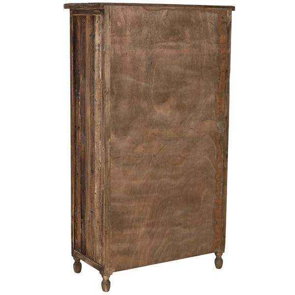 Kleiderschrank Minerva Braun - Holzwerkstoff - 90 x 160 x 45 cm