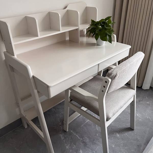 Schreibtisch ZZMJ6612 Weiß - Holzwerkstoff - 60 x 75 x 120 cm