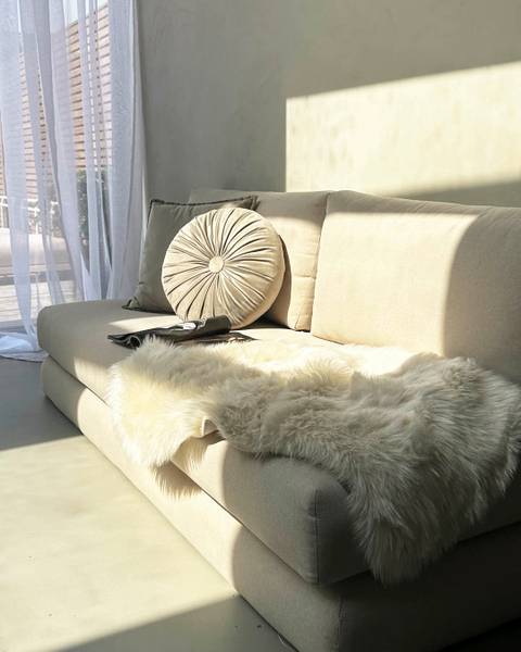 Transparante Gardine Weiß - Polyester - 140 x 270 x 1 cm