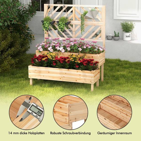 Blumenkasten mit Spalier kaufen | home24