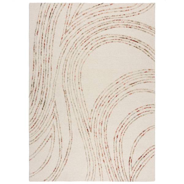 Wohnzimmerteppich aus Wolle WHIRL Orange - Wolle - 160 x 230 cm