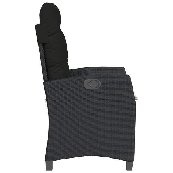 Chaise de jardin inclinable 3033097-1 Noir