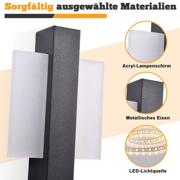 Wandlamp tLxr zwart - ijzer - 12 x 5 x 28 cm