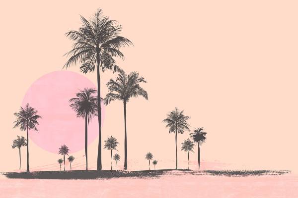 Leinwandbild Miami Beach Sun 2 90 x 60 cm