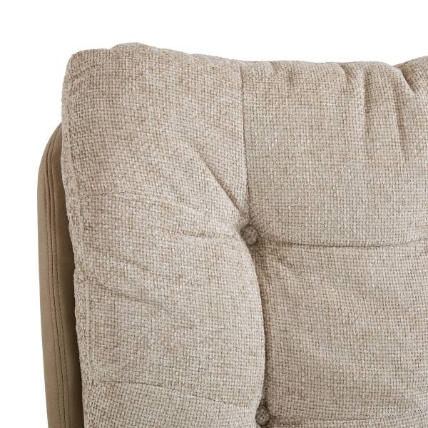 Sessel MANU Beige - Webstoff - 87 x 90 x 68 cm