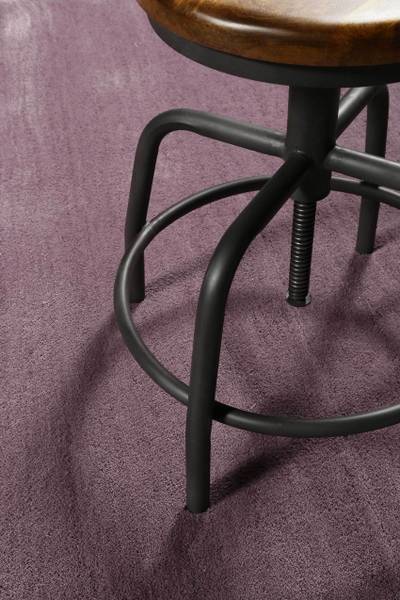 Hochflorteppich loft Violett - Polyester - 200 x 3 x 290 cm