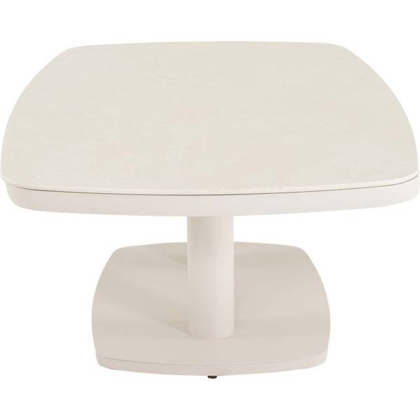 Gartentisch GENEVA Beige - Metall - 83 x 13 x 135 cm