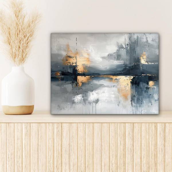 LEINWANDBILD Abstrakte Kunst 40 x 30 cm