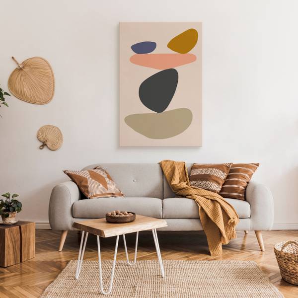 Leinwandbild Felsen 40 x 60 x 60 cm