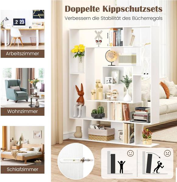 Bücherregal VH34785 Weiß