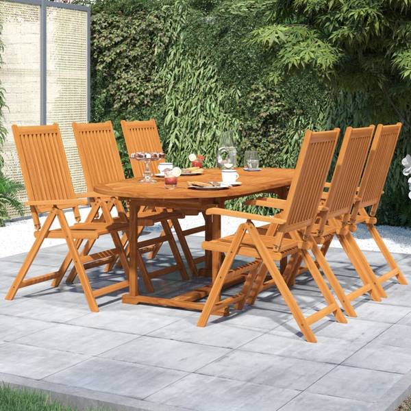 Garten Essgruppe 3011513 (7-teilig) Braun - Akazie - 57 x 111 x 69 cm