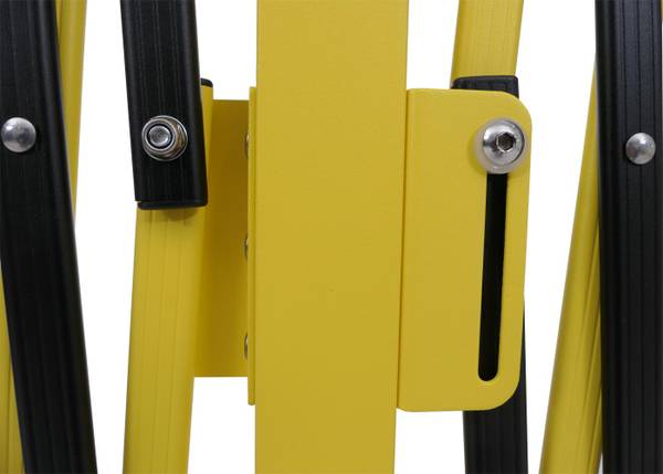 Barrière B34 Noir - Jaune - Aluminium - 400 x 103 x 31 cm