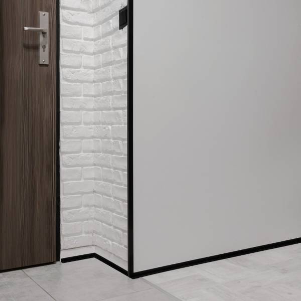 Winkelprofil Kantenschutz 735-KM Grau - Kunststoff - 2 x 5 x 80 cm