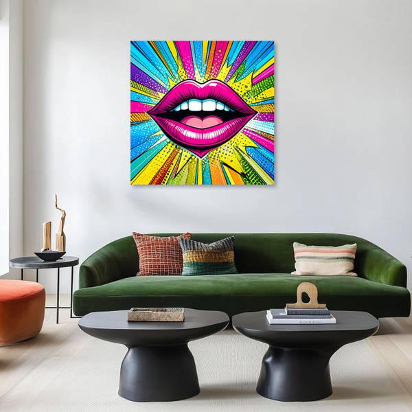 Wandbild Abstrakte Motive 30 x 30 cm
