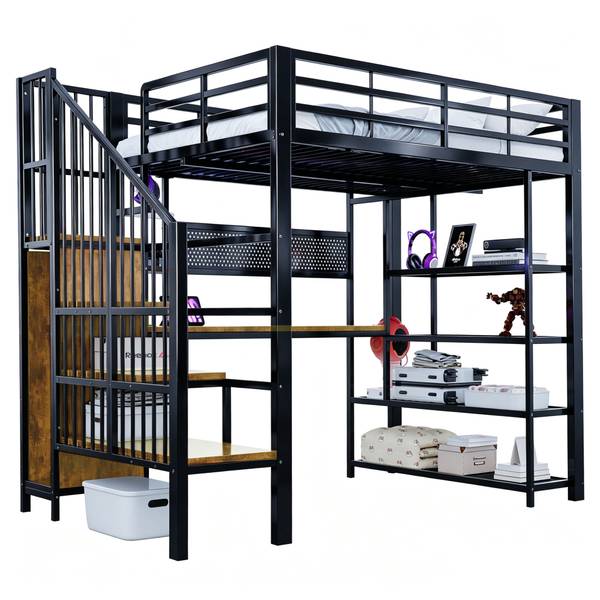 Hochbett K-2043 Schwarz
