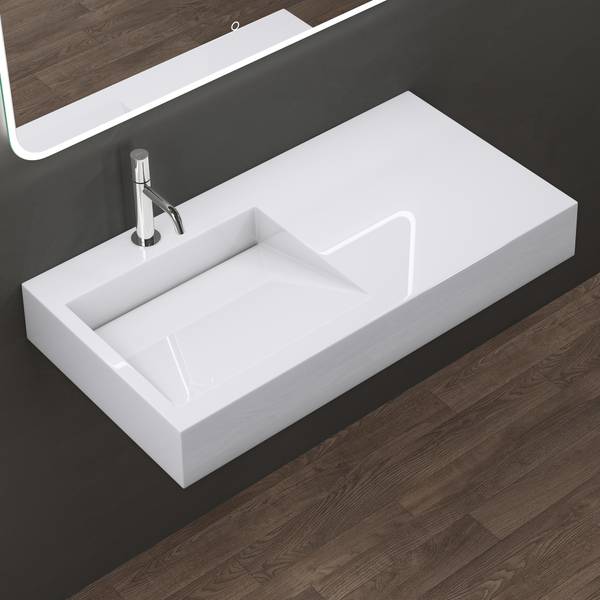Waschbecken Col11-750 Weiß - Tiefe: 75 cm