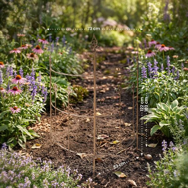Trellis Klivia set van 2 bruin