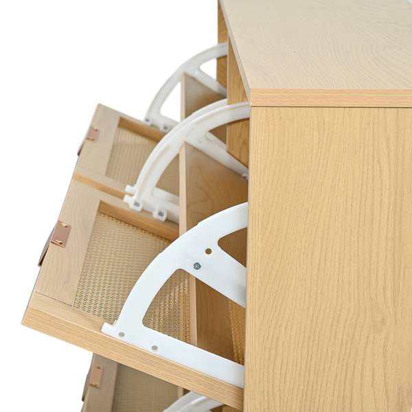 Buffet commode Coeus Ⅲ Marron - Pin - Acier - 25 x 90 x 100 cm